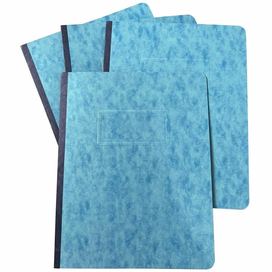 Image of Business Source 80572CT Report Covers, 3" Folder Capacity, 8 1/2" x 11", Light Blue, 0% Recycled, 4 / Carton