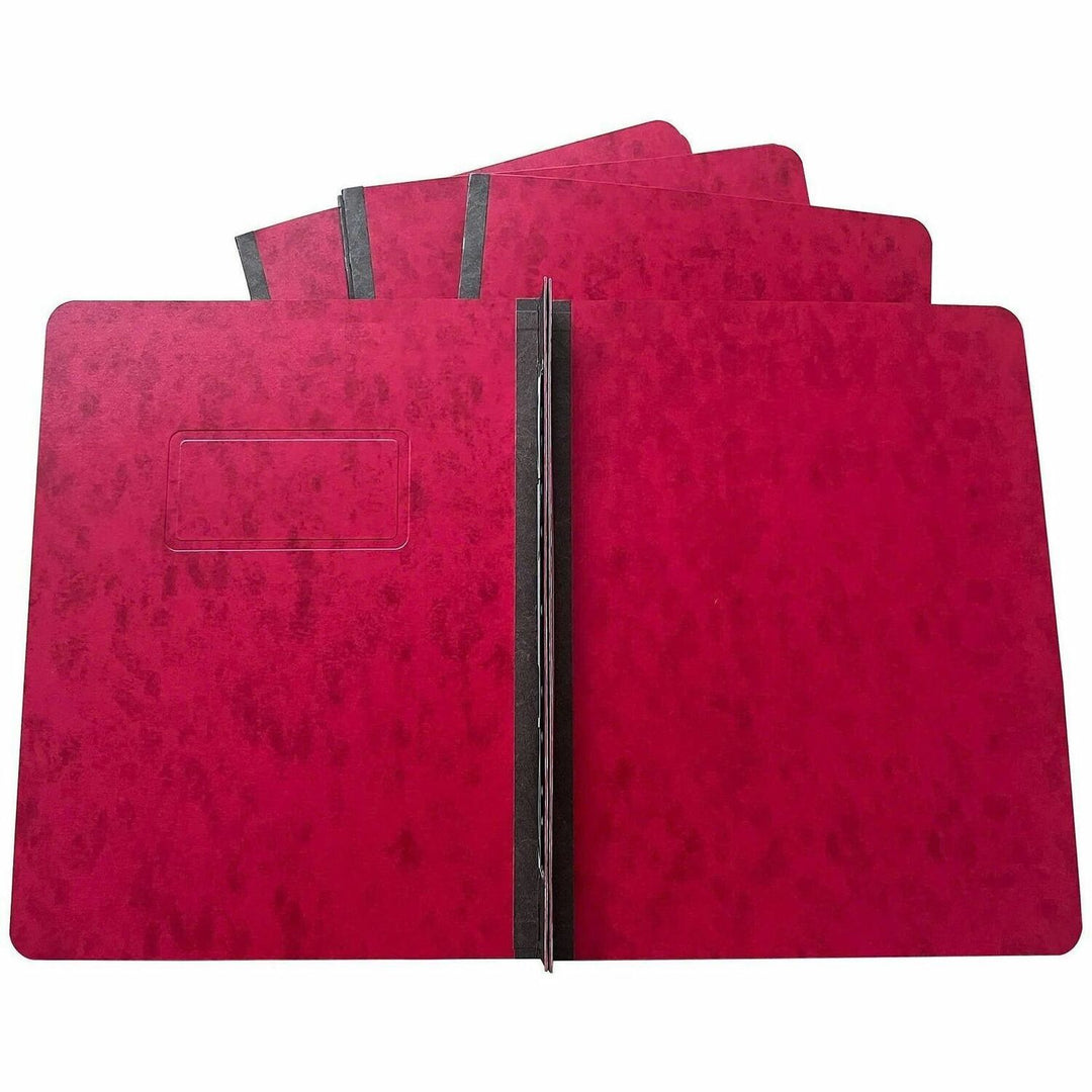 Image of Business Source 80579 Report Covers, 3" Folder Capacity, 8 1/2" x 11", Red, 0% Recycled, 1 Each