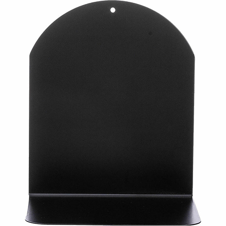 Image of Business Source 54071 Steel Bookends, 7" Height, Magnetic, Black, Steel, 2 / Pair