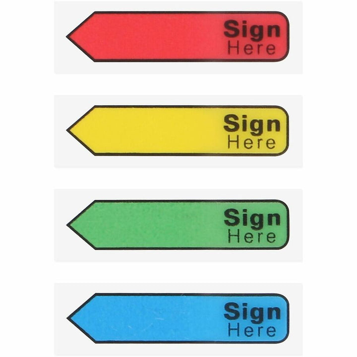 Image of Business Source 99011 Sign Here Arrow Page Flags