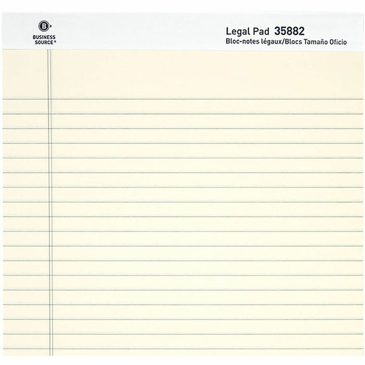Image of Business Source 35882 Micro-Perforated Legal Ruled Pads
