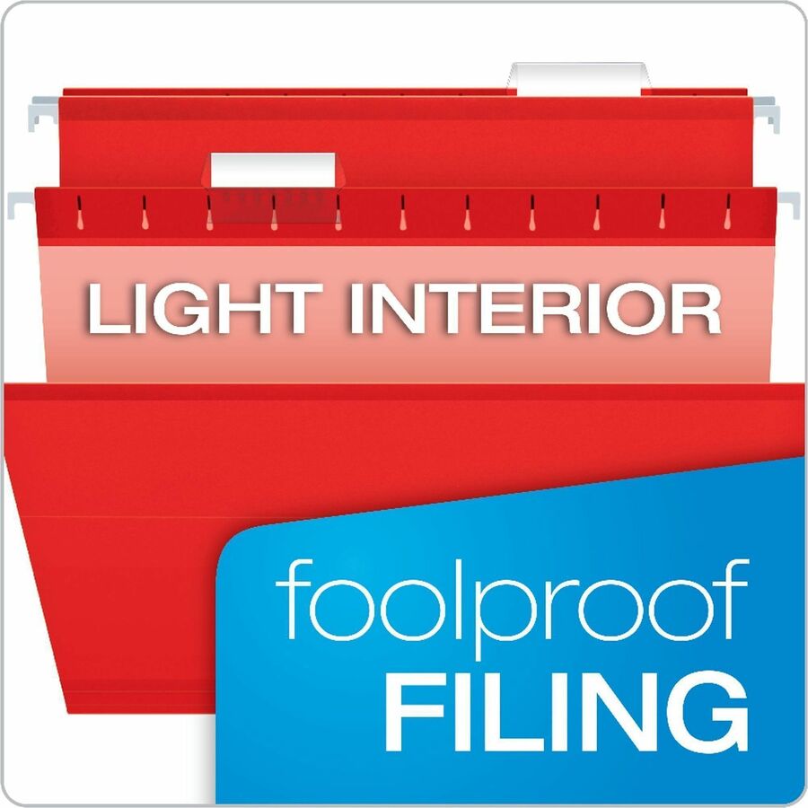 Image of Business Source 34112 Deluxe Reinforced Hanging File Folders