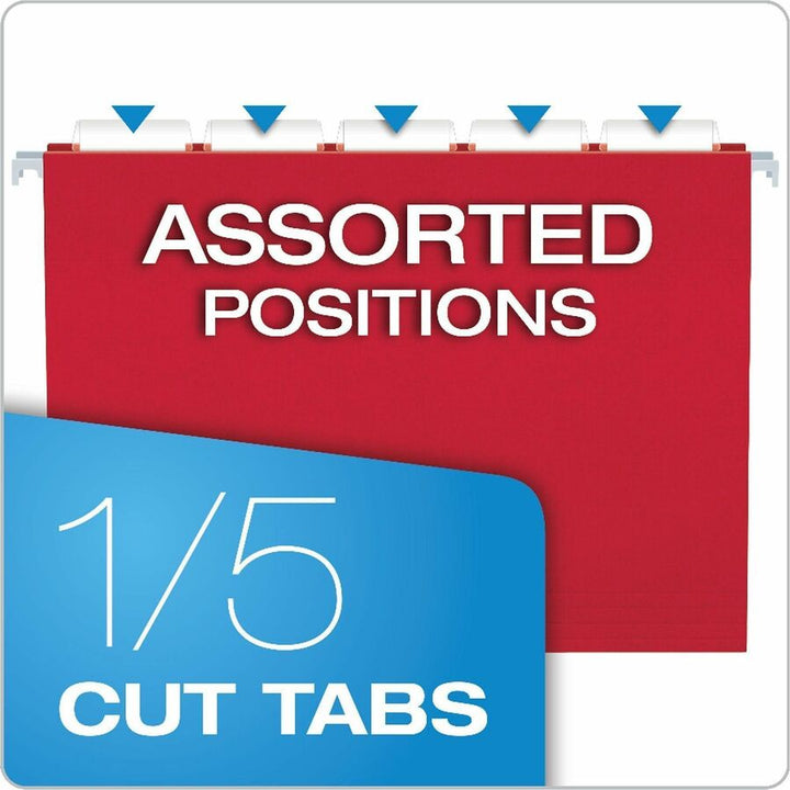 Image of Business Source 34112 Deluxe Reinforced Hanging File Folders