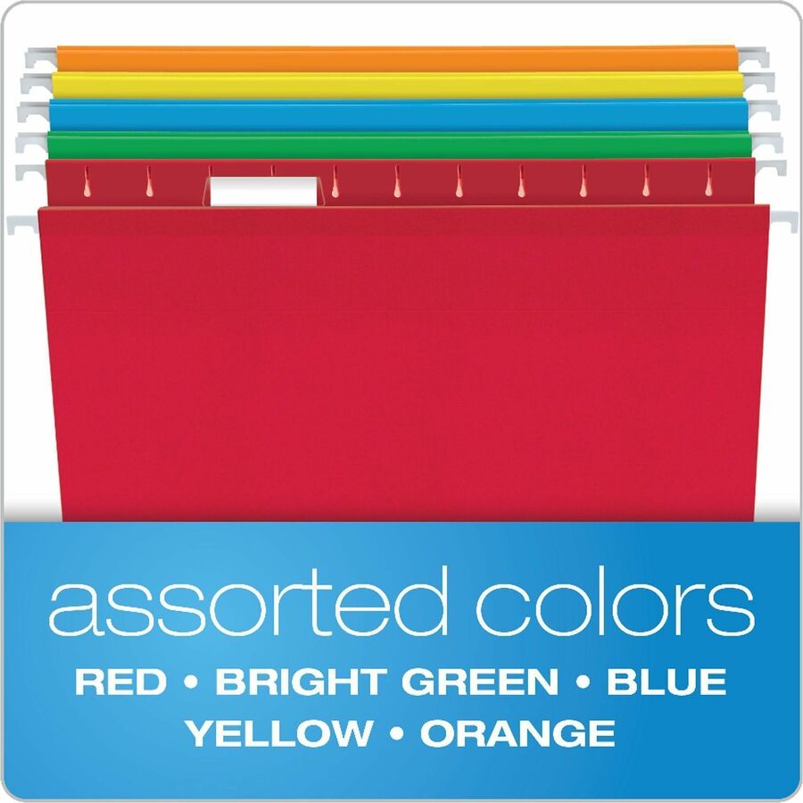 Image of Business Source 34112 Deluxe Reinforced Hanging File Folders