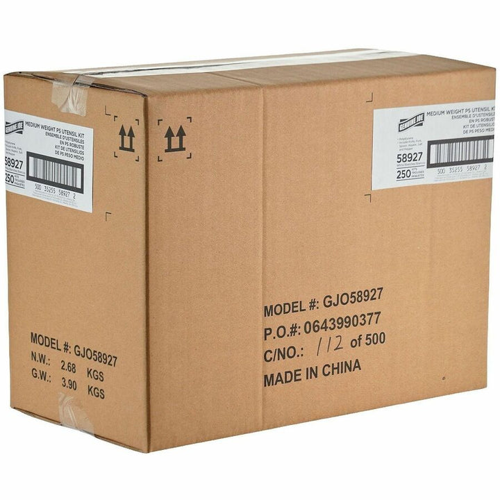 Image of Genuine Joe 58927 6-Piece Medium-Weight Utensil Kit