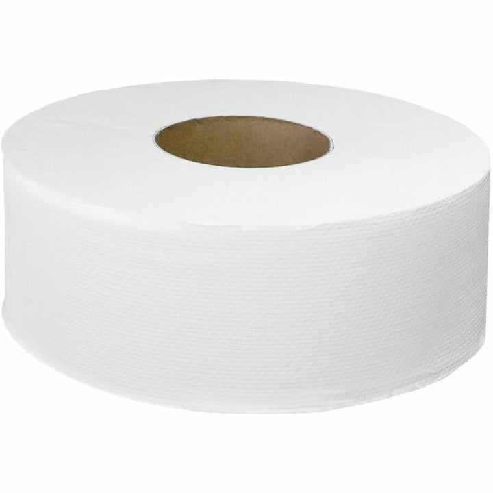 Image of Genuine Joe 31100012 Jumbo 2-Ply Bathroom Tissue, 2 Ply, 37.20" W x 1000 ft Length, White, 1 Carton