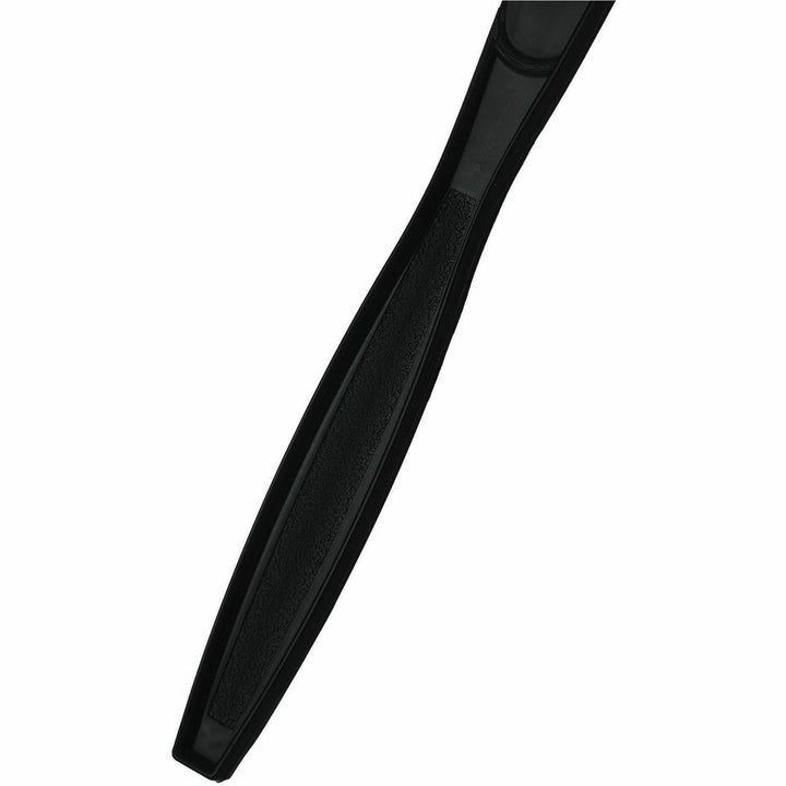 Image of Genuine Joe 30408 Heavy-Weight Polypropylene Cutlery, Knife, Knife, Food, Cafeteria, Disposable, Polypropylene, Black, 1 Carton