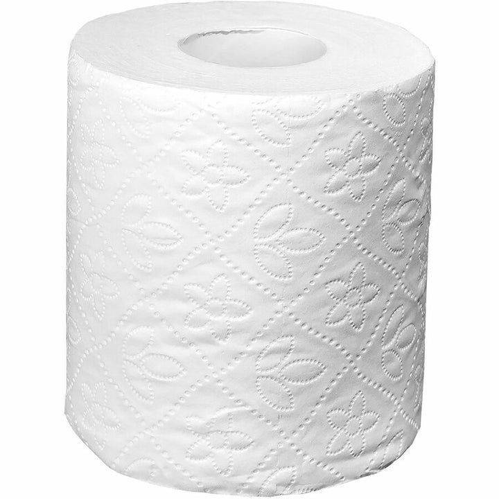 Image of Genuine Joe 2450048 2-Ply Bathroom Tissue, 2 Ply, 500 Sheets/Roll, White, 1 Carton