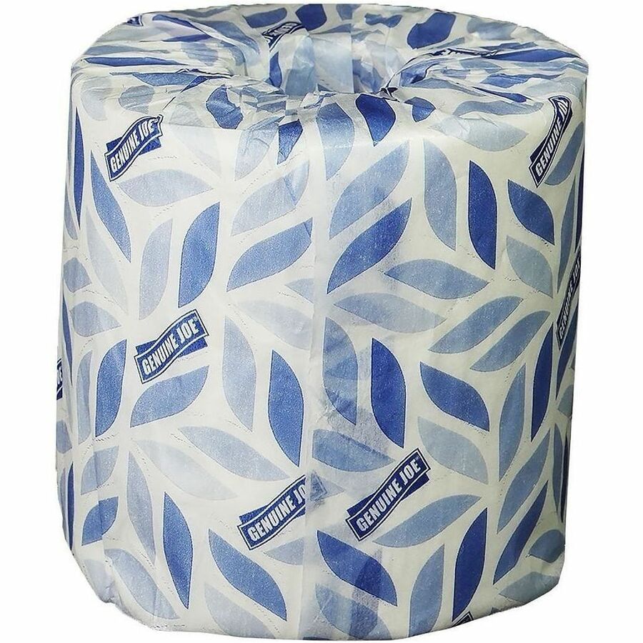 Image of Genuine Joe 2440024 2-Ply Bathroom Tissue, 2 Ply, White, 1 Carton
