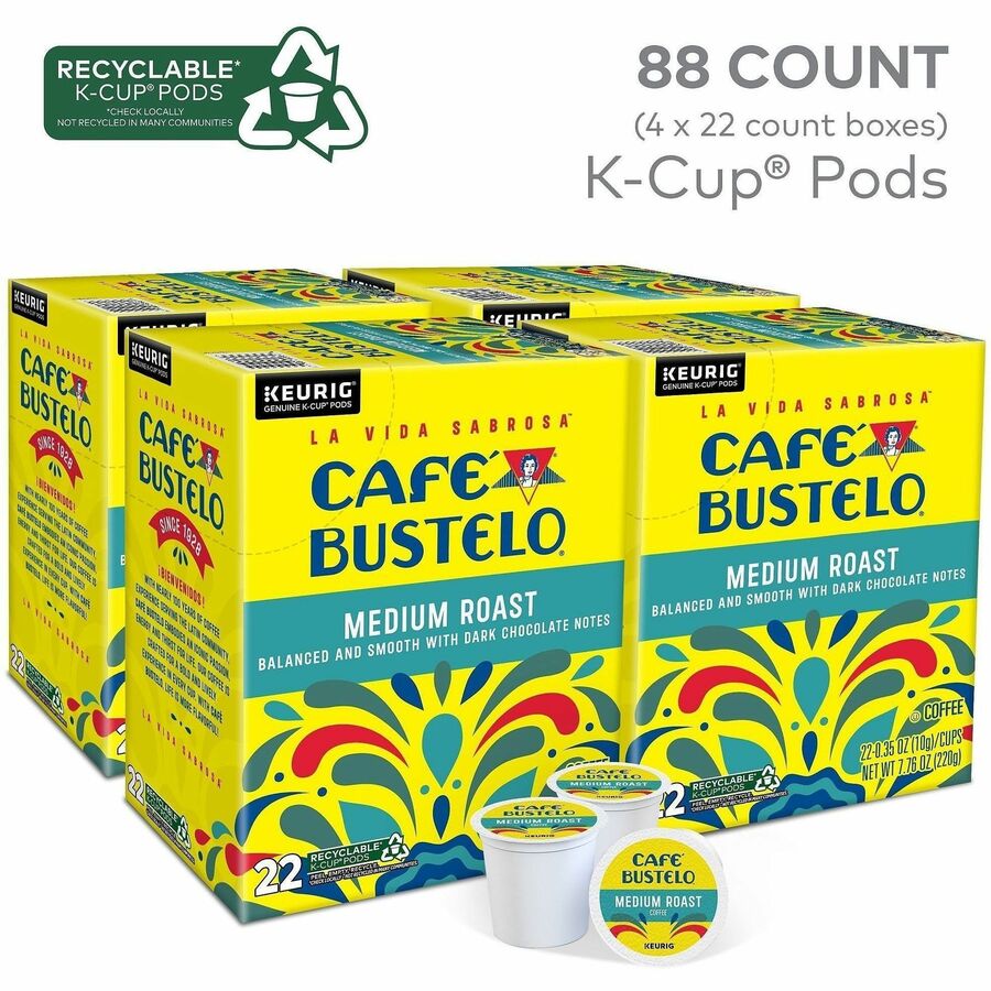 Image of Cafè Bustelo 2861CT Medium-Roast K-Cup Coffee Pods