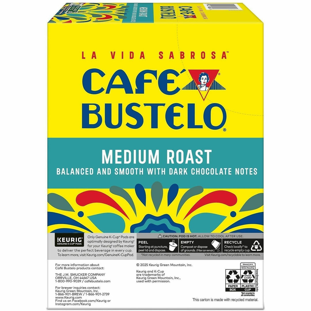 Image of Cafè Bustelo 2861CT Medium-Roast K-Cup Coffee Pods