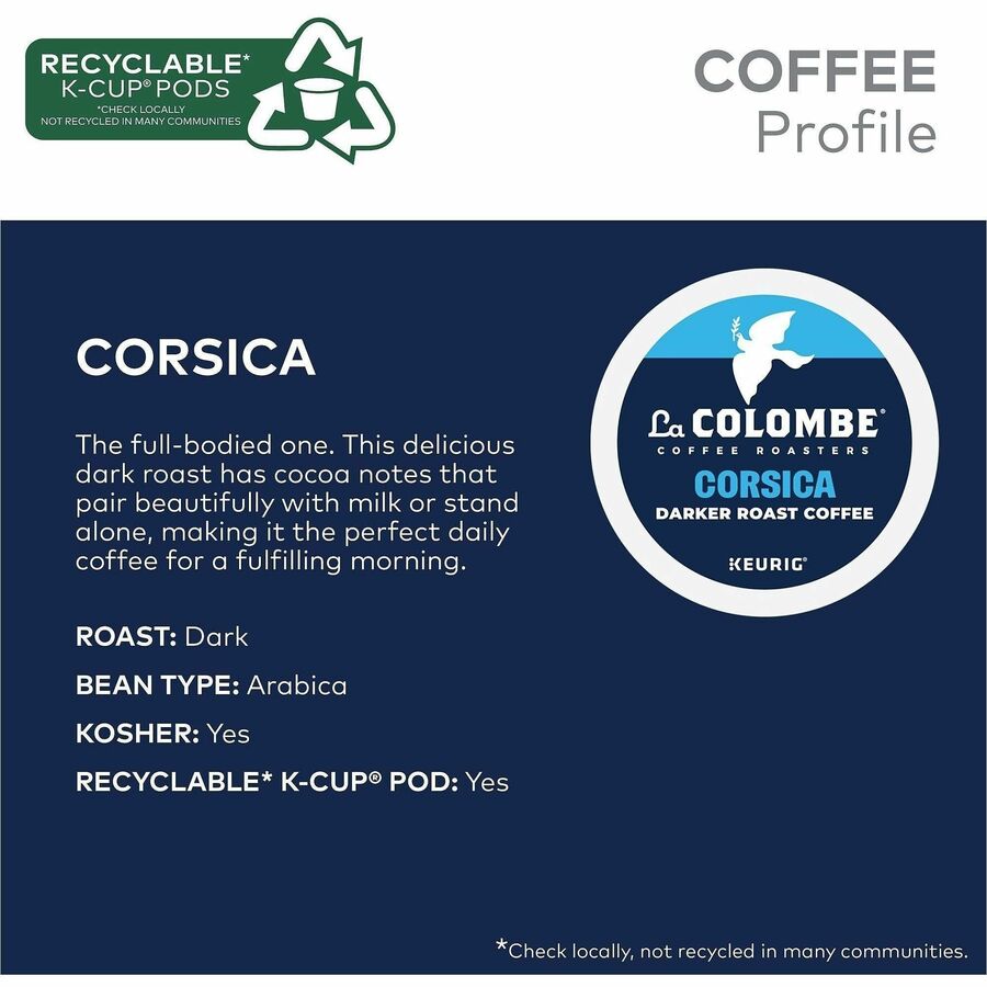 Image of La Colombe 0328CT Corsica K-Cup Coffee Pods