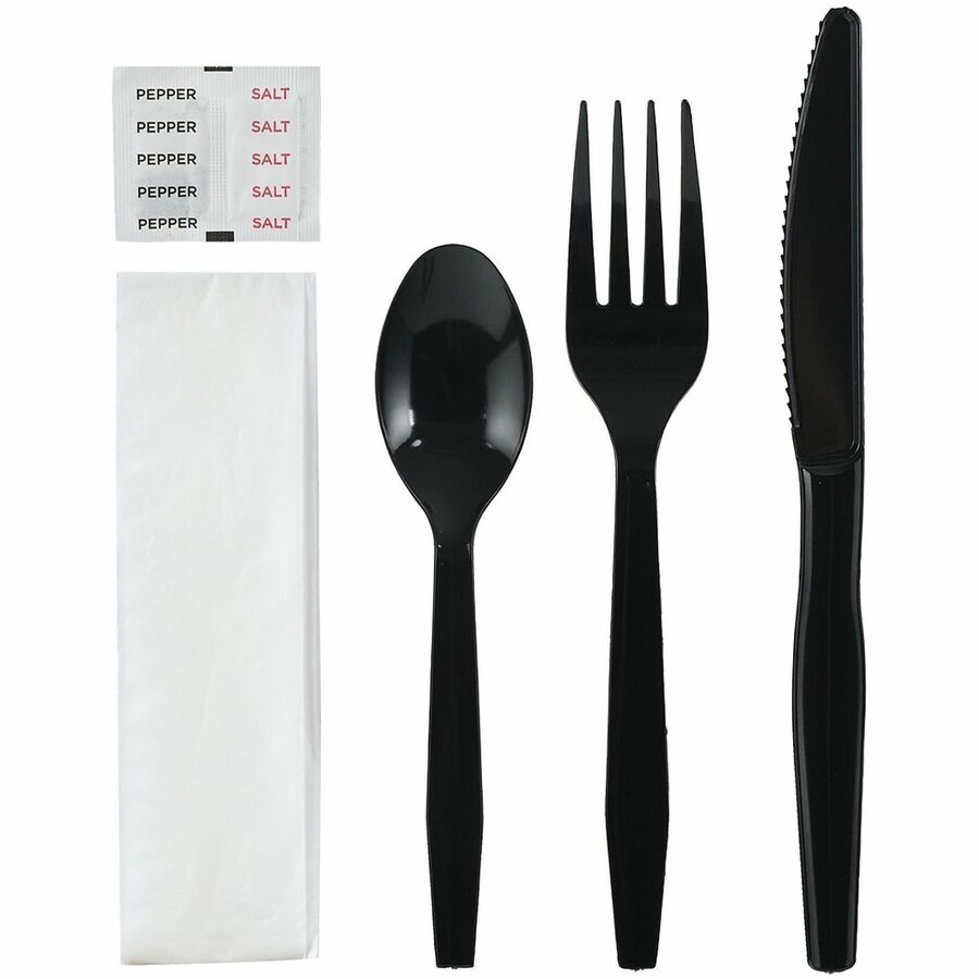 Image of Genuine Joe 58929 6-Piece Medium-Weight Utensil Kit