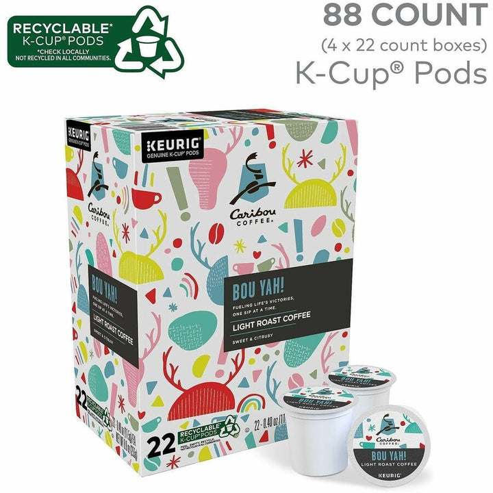 Image of Caribou Coffee® 9686CT 'Bou Yah! Blend K-Cup Pods