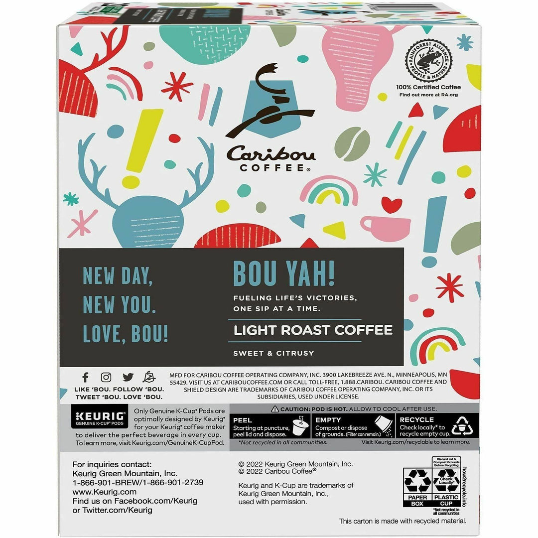 Image of Caribou Coffee® 9686CT 'Bou Yah! Blend K-Cup Pods