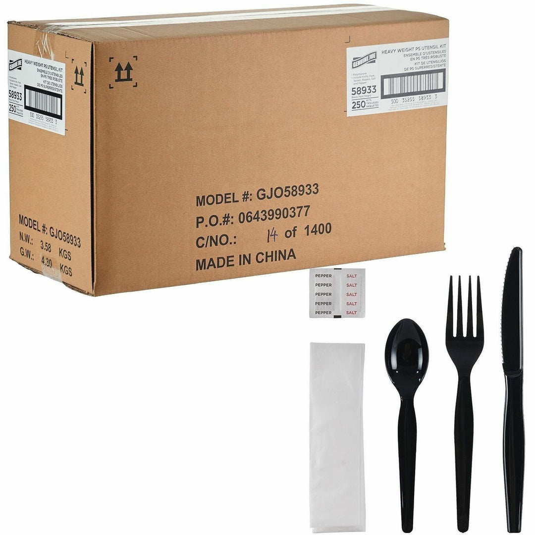 Image of Genuine Joe 58933 6-Piece Heavyweight Utensil Kit