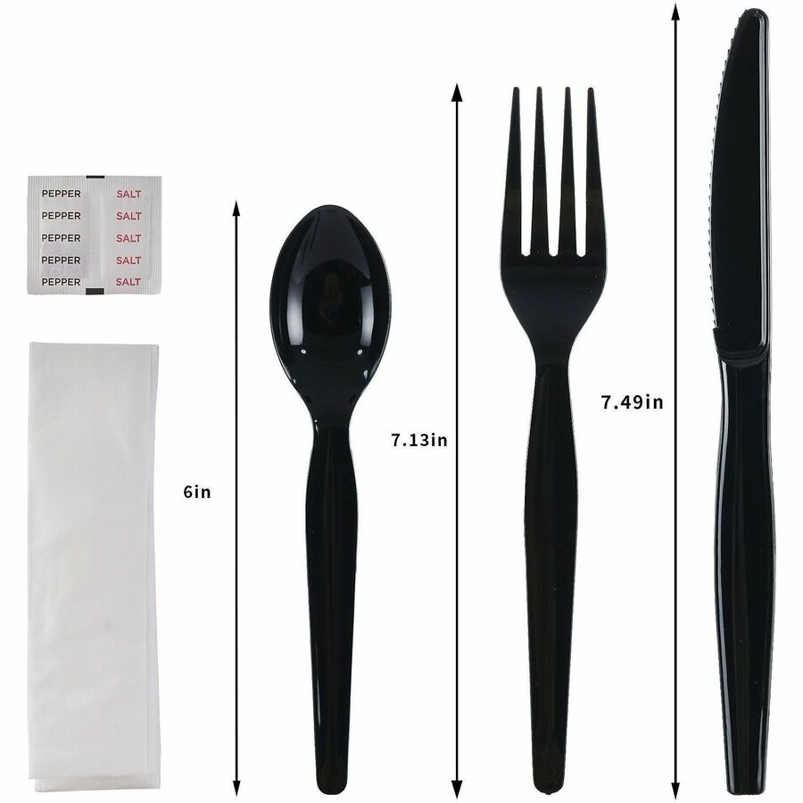 Image of Genuine Joe 58933 6-Piece Heavyweight Utensil Kit