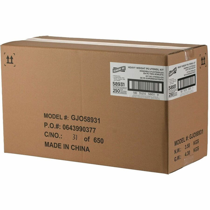 Image of Genuine Joe 58931 6-Piece Heavyweight Utensil Kit