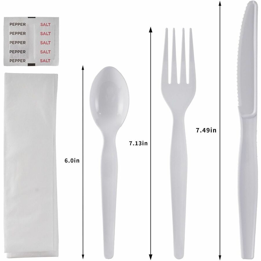 Image of Genuine Joe 58931 6-Piece Heavyweight Utensil Kit