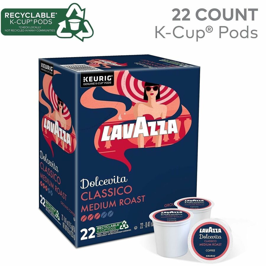 Image of Lavazza 0433 Dolcevita Classico K-Cup Coffee Pods