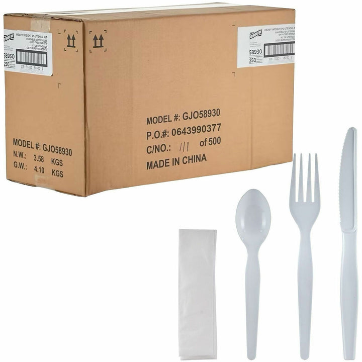 Image of Genuine Joe 58930 4-Piece Heavyweight Utensil Kit