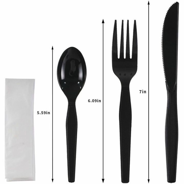 Image of Genuine Joe 58928 4-Piece Medium-Weight Utensil Kit