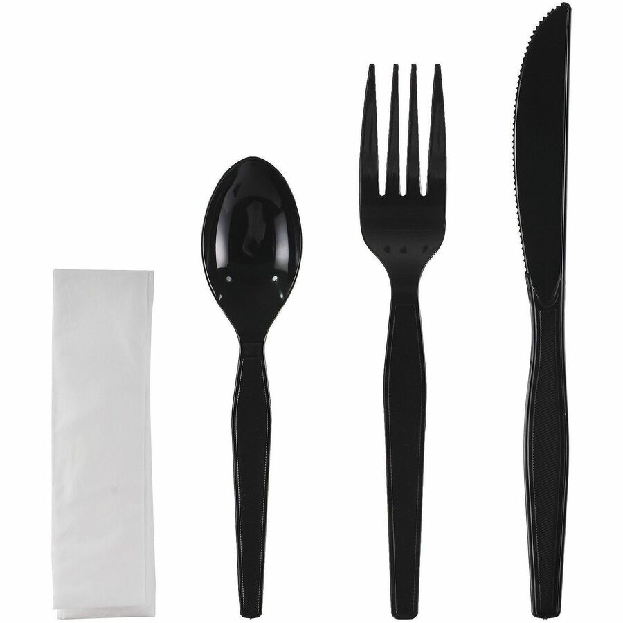 Image of Genuine Joe 58928 4-Piece Medium-Weight Utensil Kit