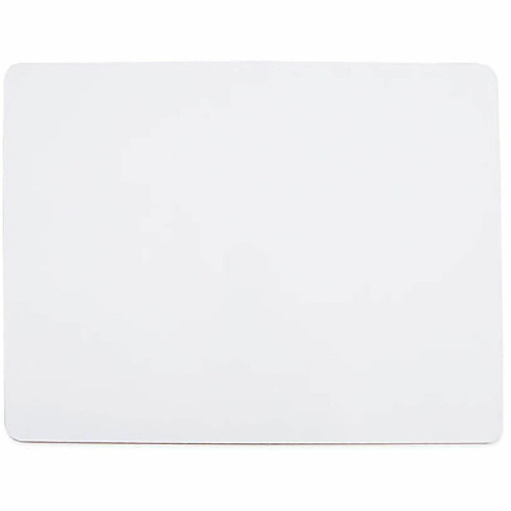 Image of Lorell 43910CT Double-Sided Dry-Erase Lap Boards, White Hardboard, Melamine Surface, Lap, Wipeable, 6/Pack, 6 / Carton