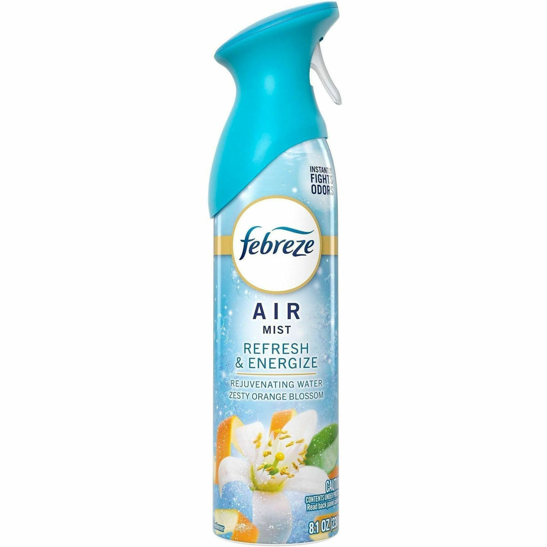 Image of Febreze 19944 Air Mist Air Freshener Spray, Spray, 8.1 fl oz (0.3 quart), Refresh & Energize, Odor Neutralizer, Long Lasting, 6 / Carton