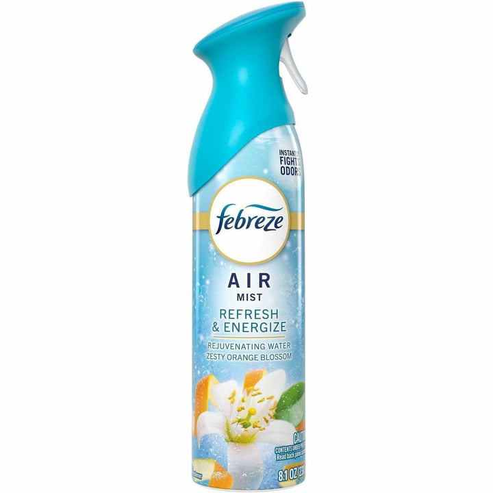 Image of Febreze 19944 Air Mist Air Freshener Spray, Spray, 8.1 fl oz (0.3 quart), Refresh & Energize, Odor Neutralizer, Long Lasting, 6 / Carton
