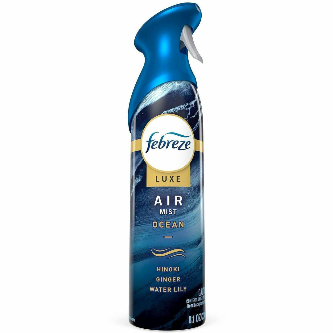 Image of Febreze 19940 Air Mist Air Freshener Spray, Spray, 8.1 fl oz (0.3 quart), Warm Ocean Breeze, Odor Neutralizer, Long Lasting, 6 / Carton