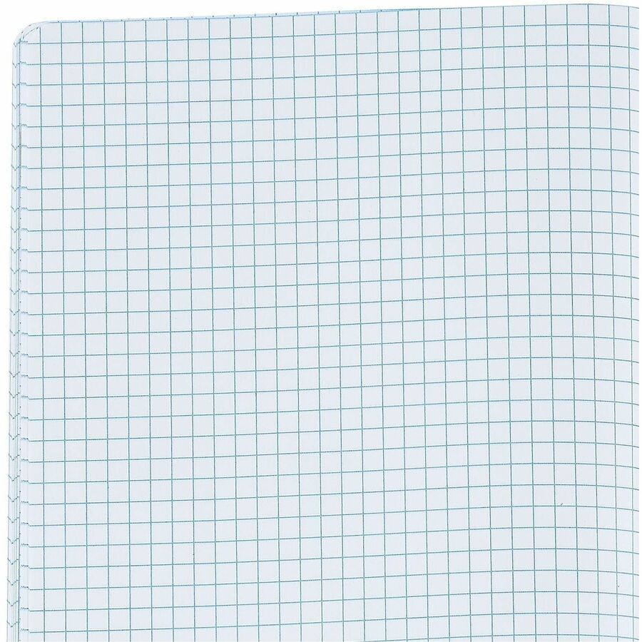 Image of Sparco 20957 Quadrille-Ruled Composition Notebooks, Sewn, Quad Ruled Front Ruling, Black Cover, Label, Hard Cover, Damage Resistant, 6 / Pack