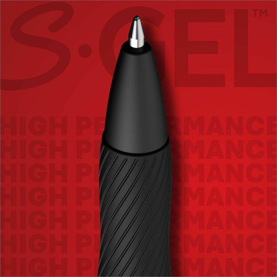 Image of Sharpie 2234773 S-Gel Pens, 0.7 mm Pen Point, Black Ink, Gel-based, Writing, Home, School, Office, 12 / Dozen