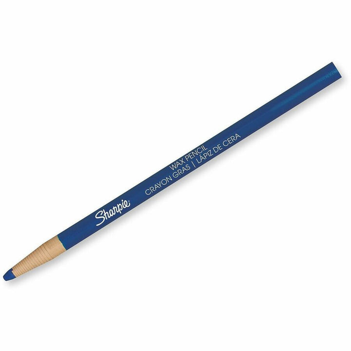 Image of Sharpie 2229133 Peel-Off Paper China Markers, Erasable, Blue Ink, Pigment-based, Glass, 12 / Dozen