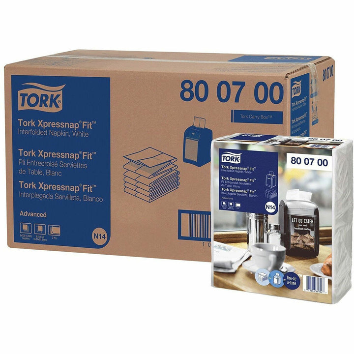 Image of TORK 800700 Xpressnap Fit Dispenser Napkins