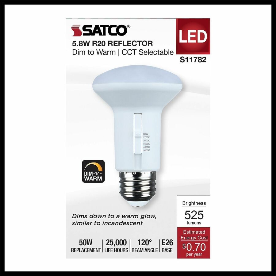 Image of Satco S11782 LED R20 Reflector Bulbs