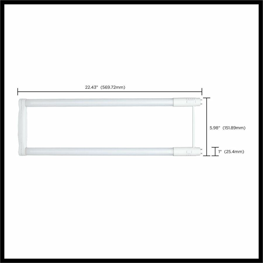 Image of Satco S18413 LED Filament U-Bend Bulb