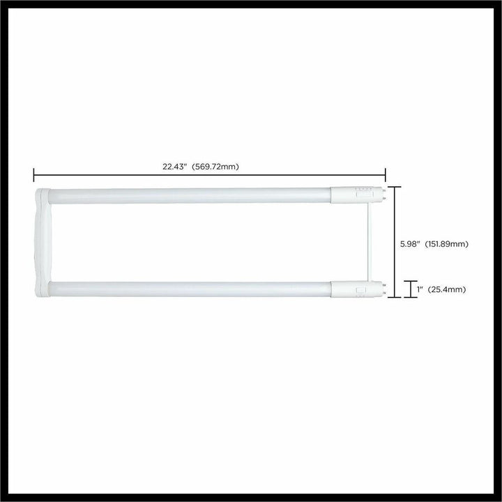 Image of Satco S18413 LED Filament U-Bend Bulb