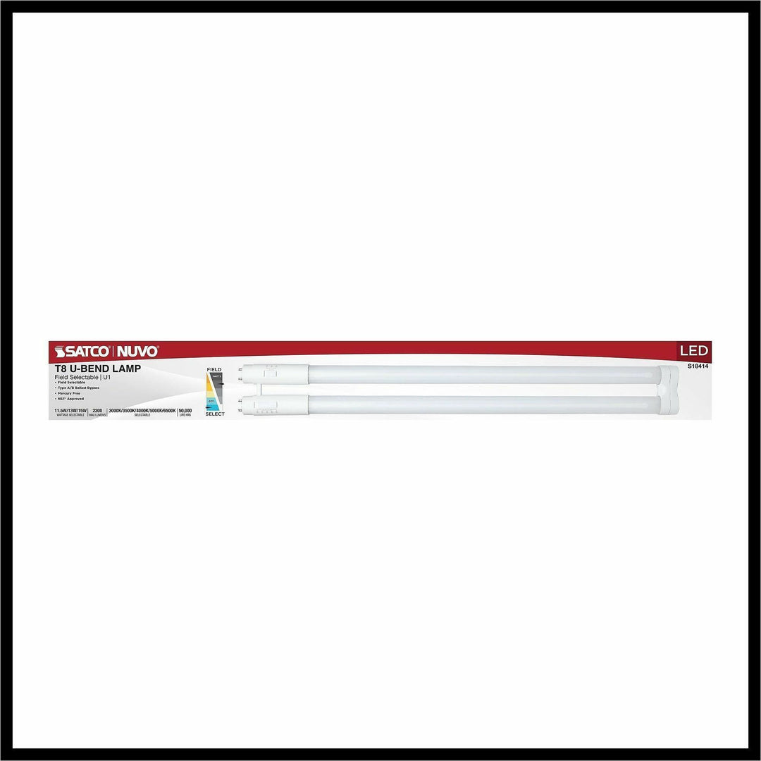 Image of Satco S18414 LED Filament U-Bend Bulb