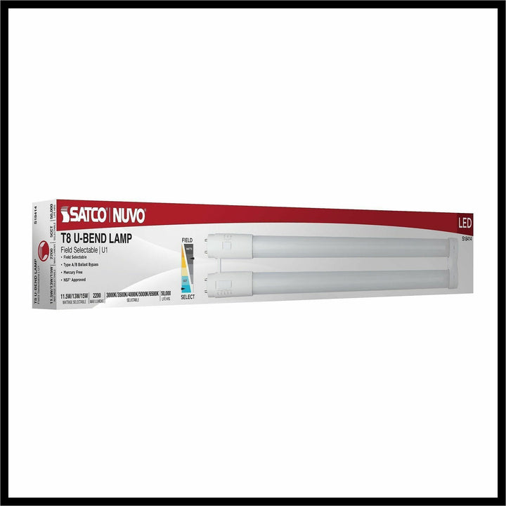 Image of Satco S18414 LED Filament U-Bend Bulb