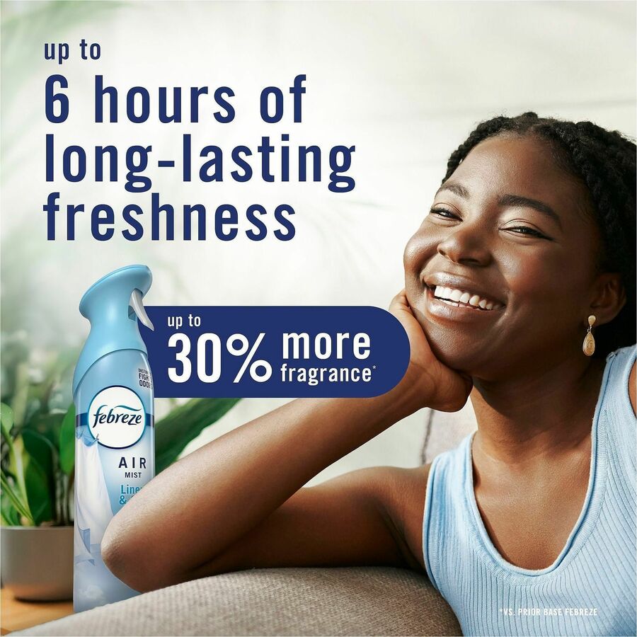 Image of Febreze 21321CT Air Mist Air Freshener Spray, Spray, 8.1 fl oz (0.3 quart), Hawaiian Aloha, Odor Neutralizer, Long Lasting, 2/Pack, 3 / Carton