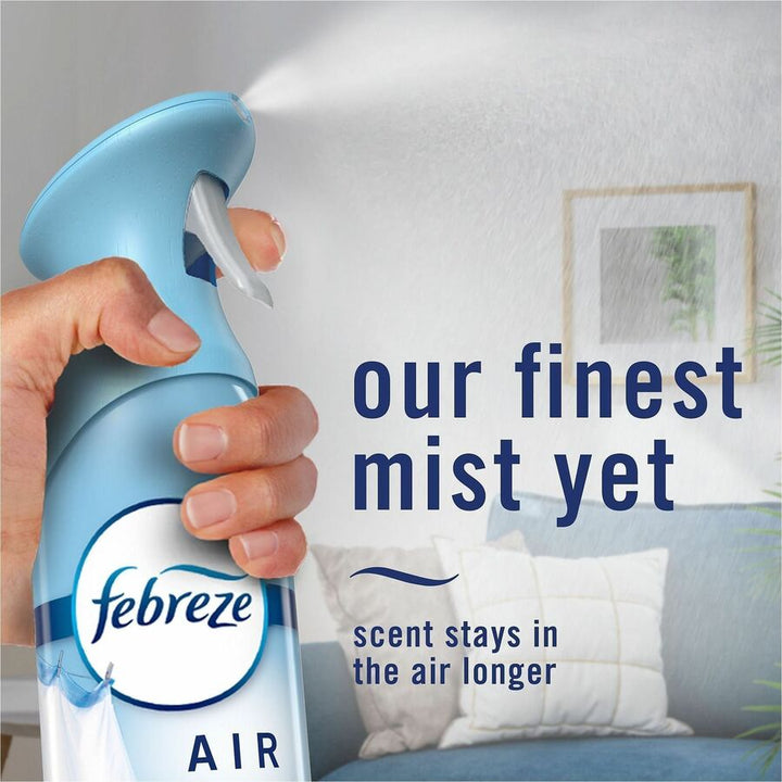 Image of Febreze 20554 Air Mist Air Freshener Spray, Spray, 8.1 fl oz (0.3 quart), Warm Ocean Breeze, Odor Neutralizer, Long Lasting, 4 / Carton