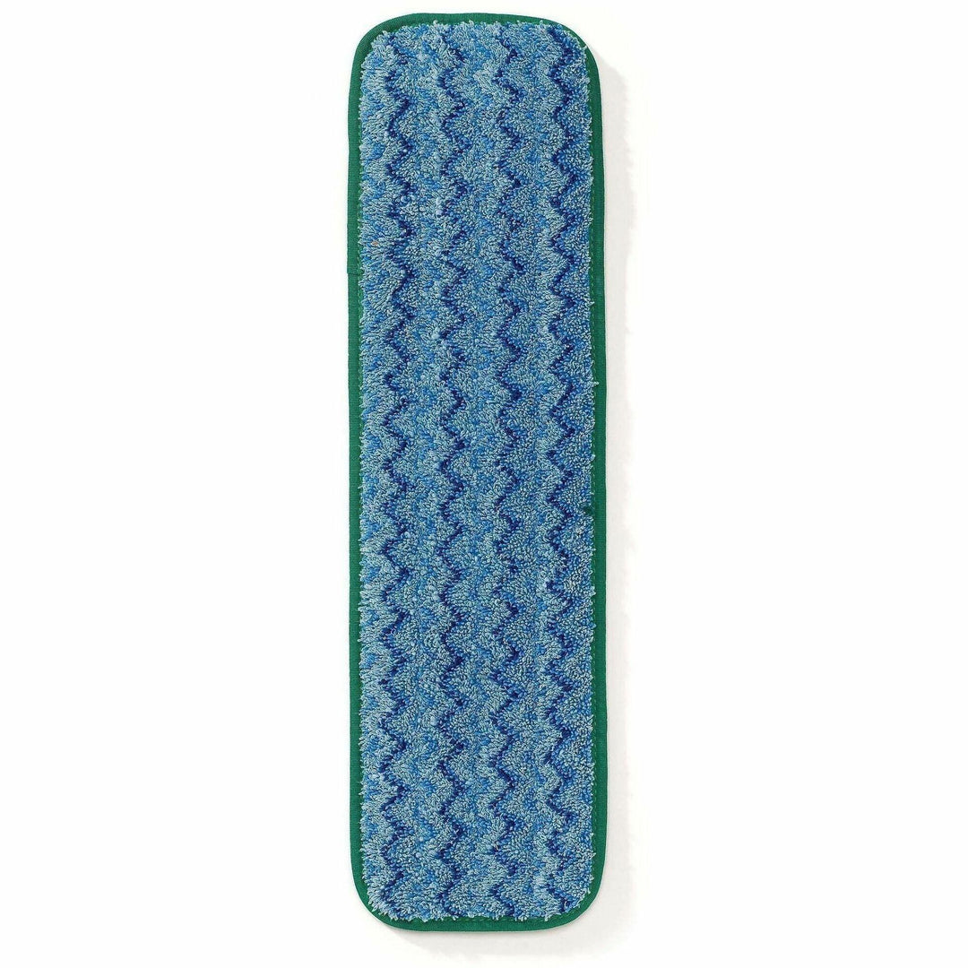 Image of Rubbermaid Commercial Q410GRN Hygen 18" Microfiber Wet Pad
