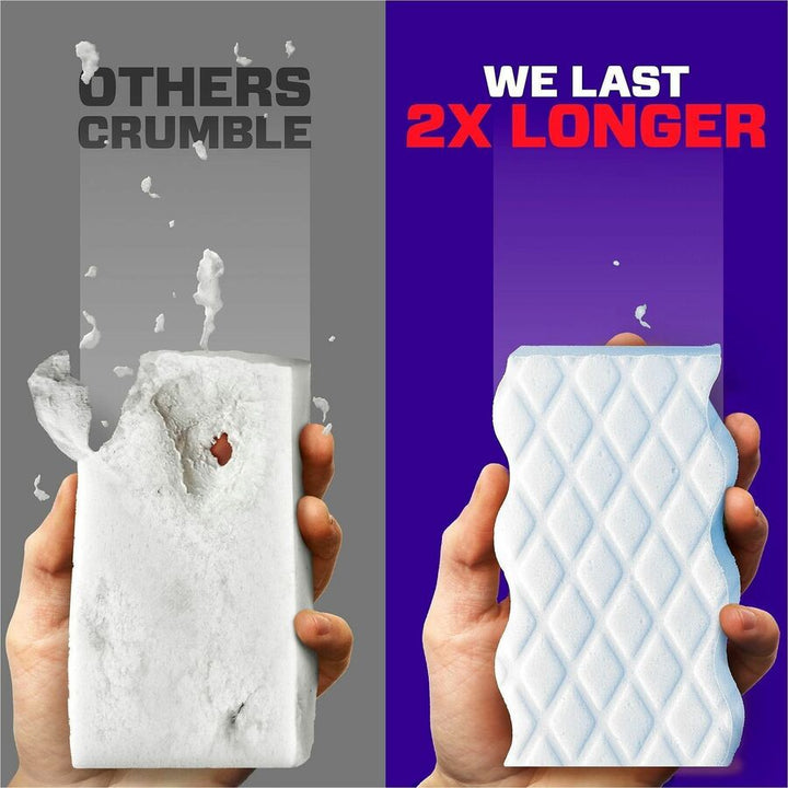 Image of Mr. Clean 22875 Magic Eraser Extra-Durable Whole Home, 0.9" H x 4.6" W x 2.2" Depth, 5 / Box, White