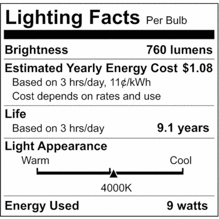 Image of Satco S11413 A19 LED Non-Dimmable Bulbs