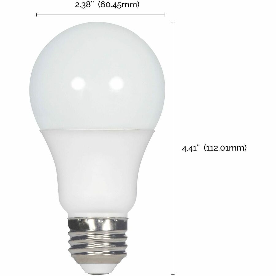 Image of Satco S11413 A19 LED Non-Dimmable Bulbs