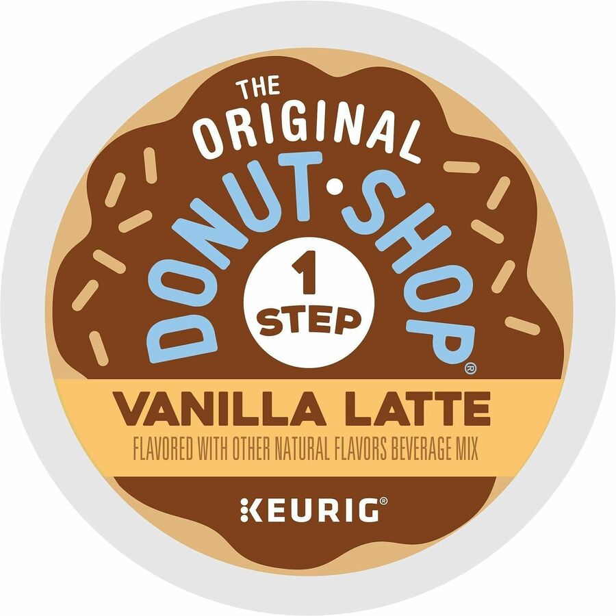 Image of Diedrich 8177CT TODS 1-Step Latte K-Cups, Dark, K-Cup, Pod, Latte, Colombian, Vanilla, 20 Coffee/Box, 4 / Carton