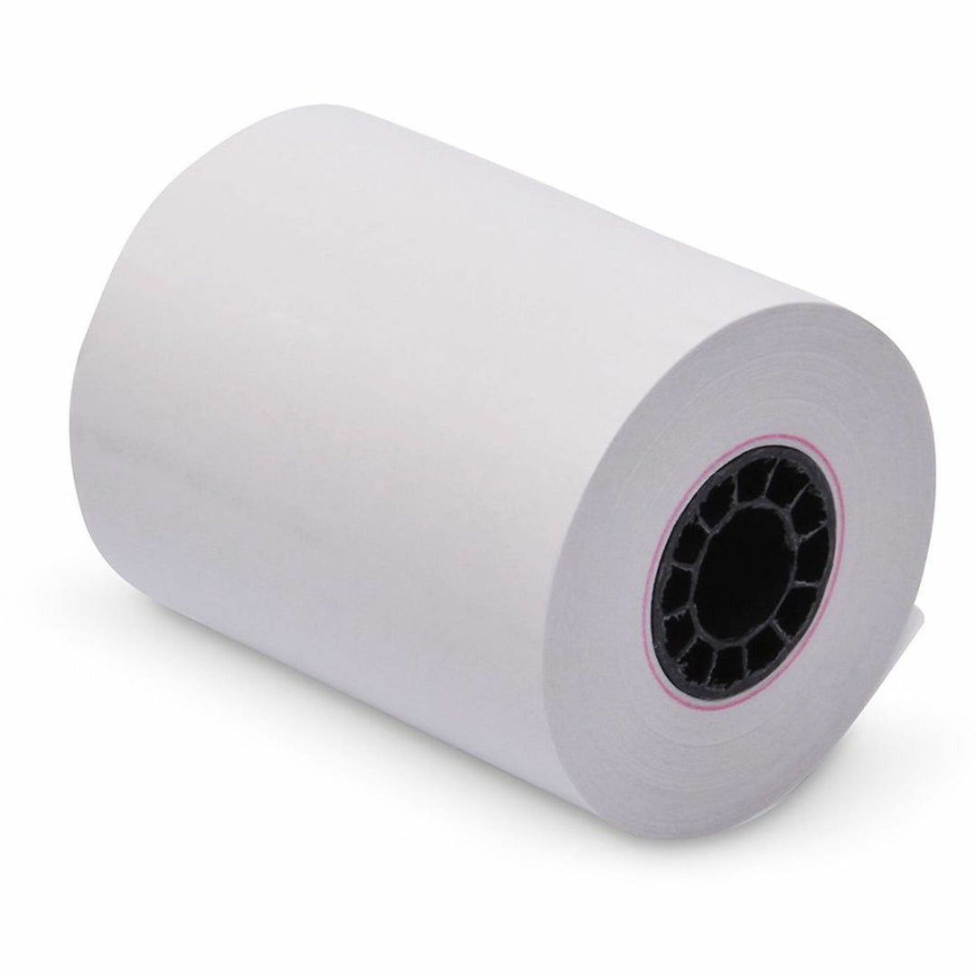 Image of Business Source 01009 Thermal Printing Paper Rolls, Unperforated, White, 50 / Carton