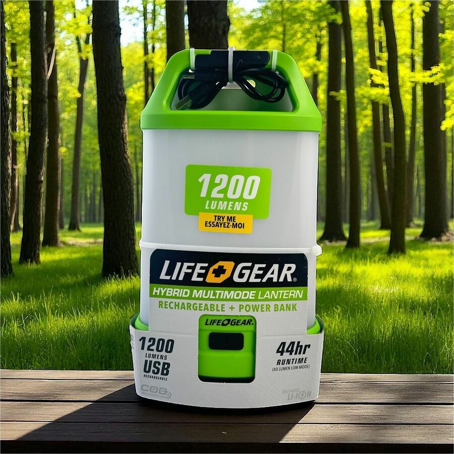 Image of Life+Gear 41-3976 Hybrid USB-Rechargeable Lantern