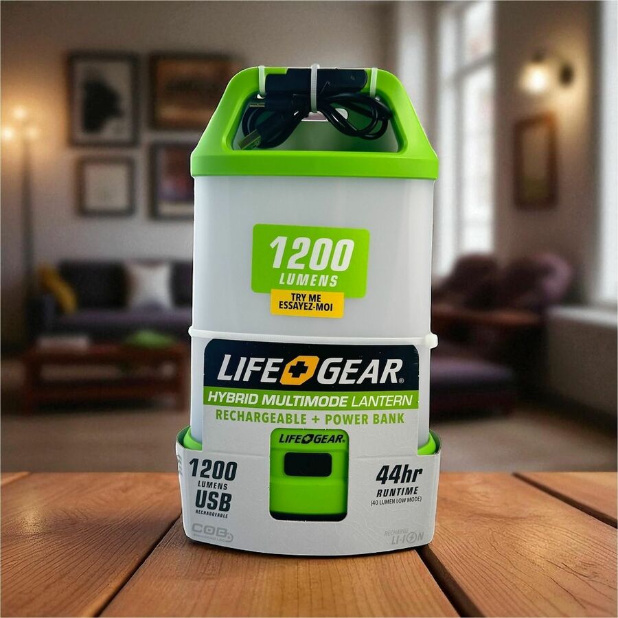 Image of Life+Gear 41-3976 Hybrid USB-Rechargeable Lantern